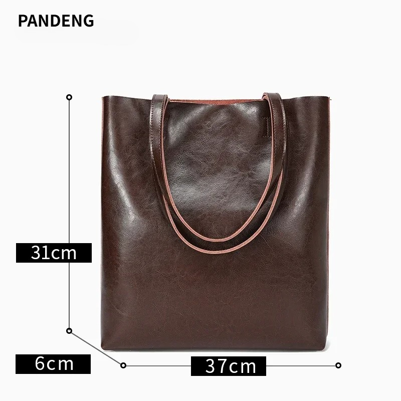 Women Hand Bags For Office - Dames tassen van natuurlijk rundleer, dames