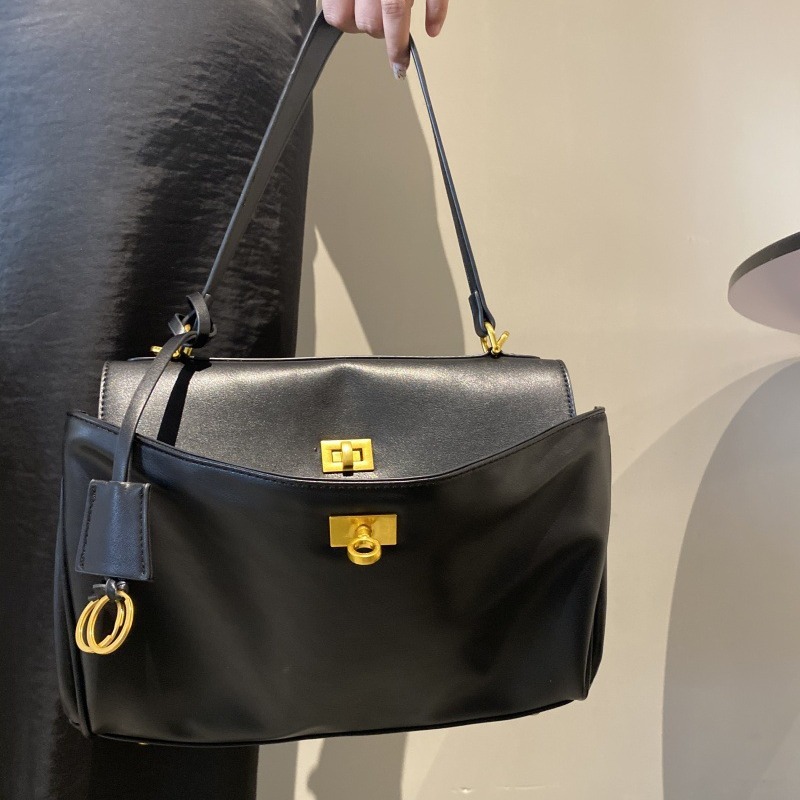 Women Bags On Sale - Dames handtas van gespleten koeienleer, grote