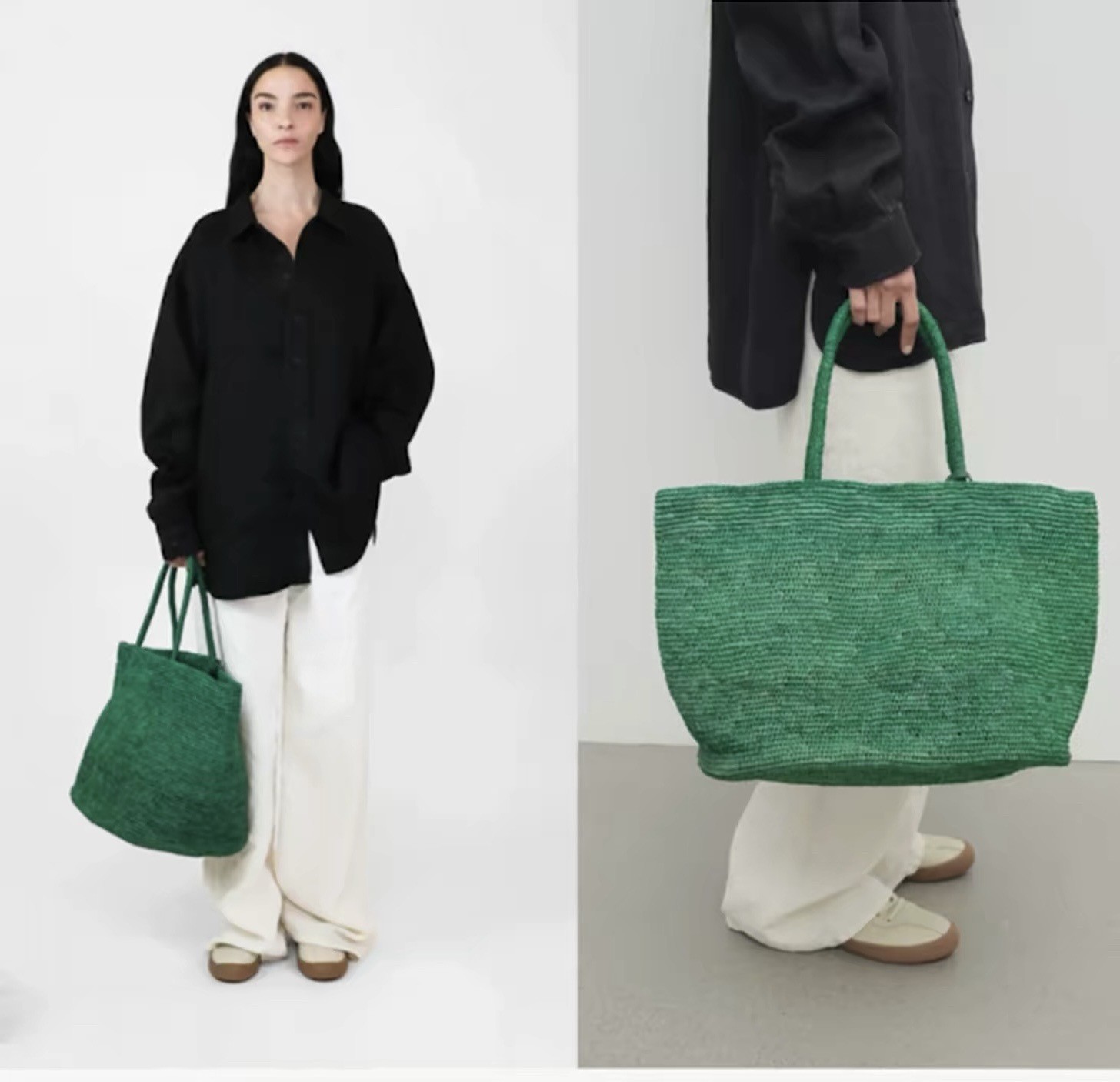 Women'S Raffia Bags - 2026 Nieuwe Zomer Handgemaakte Raffia Grote