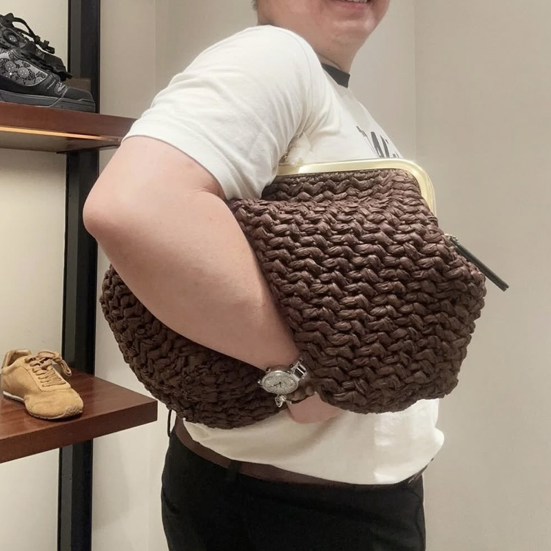 Handgeweven Kisslock Frame Sch - Women'S Raffia Bags recensie en prijs