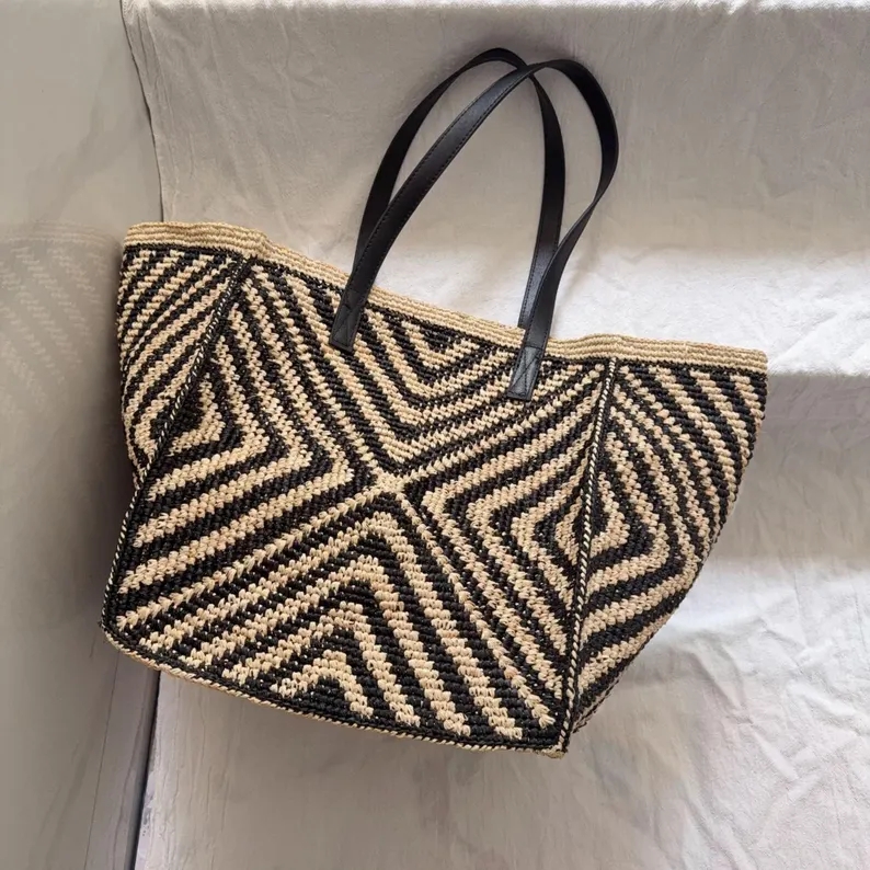 Oversized grote raffia strooie - Women'S Raffia Bags recensie en prijs