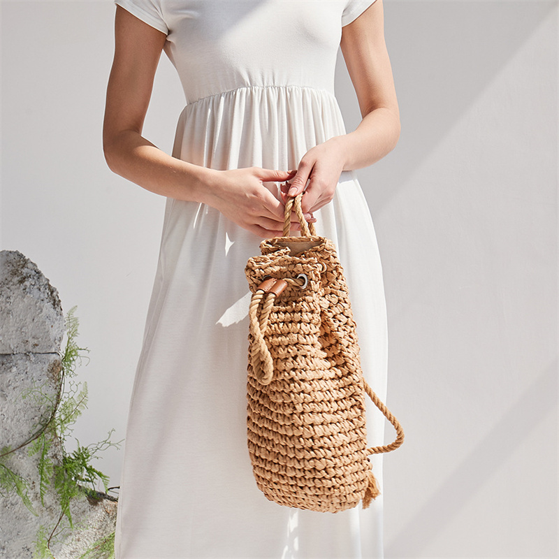 2023 Zomer Casual Stro Rugzakk - Women'S Raffia Bags recensie en prijs