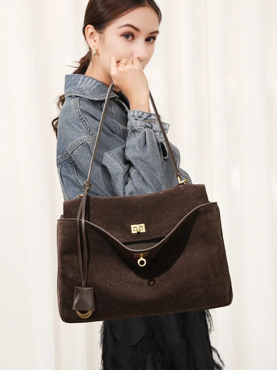 Herfst Winter Dames Suède Echt - Women Bags On Sale recensie en prijs