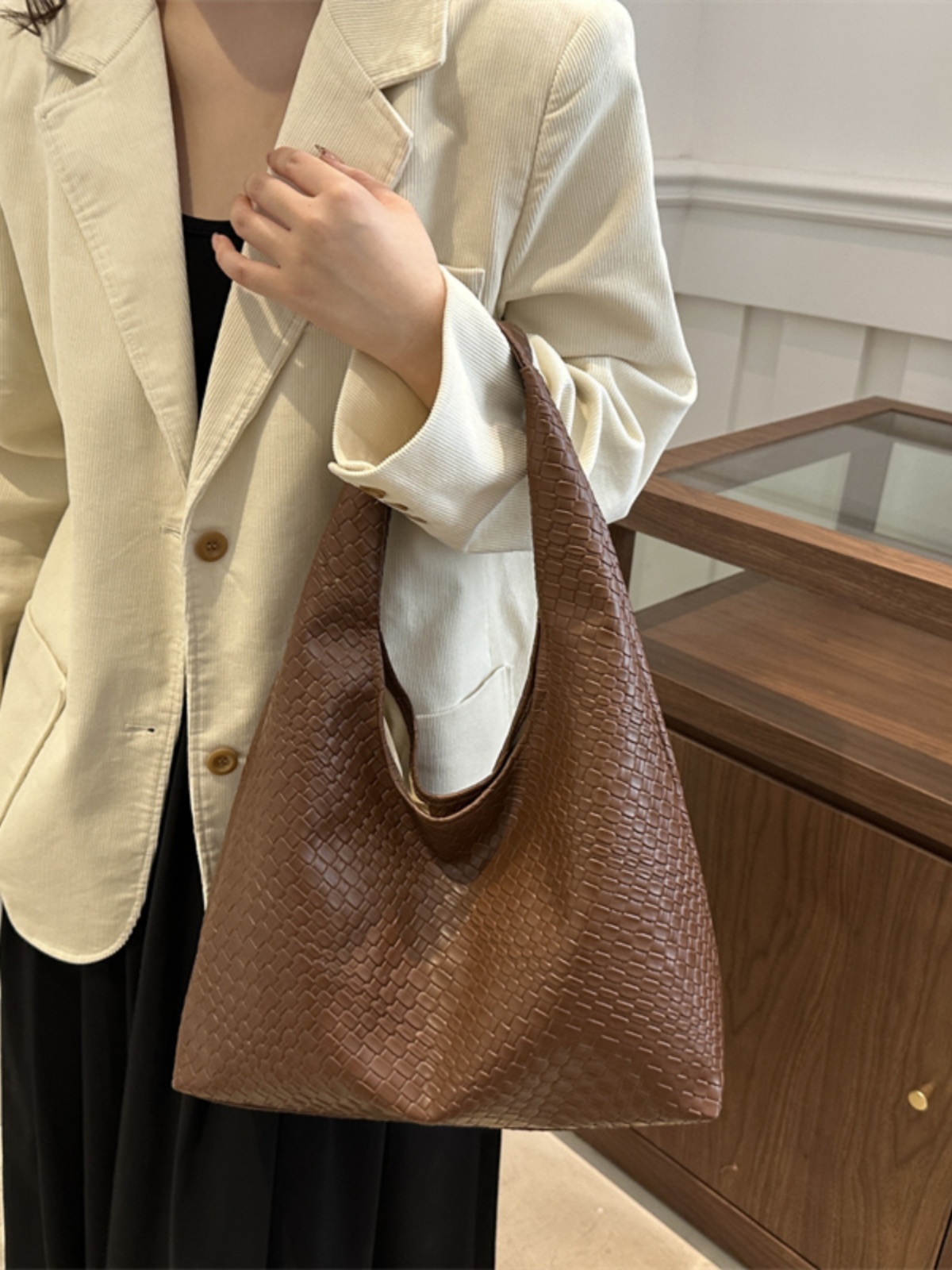 Trendy geweven schoudertas voo - Women'S Young Bags recensie en prijs