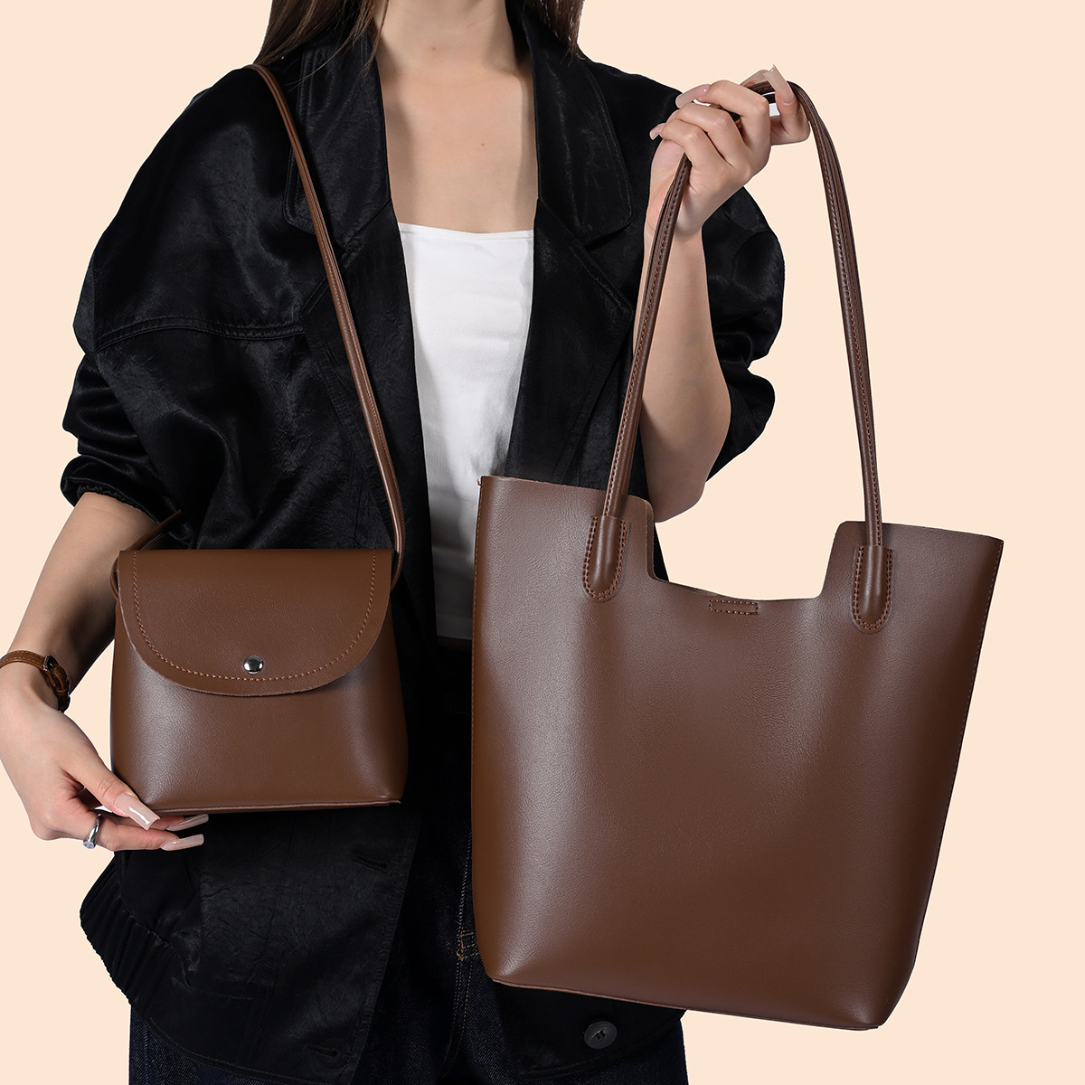 Schoudertassen van PU-leer voo - Women'S Bags Handbags recensie en prijs