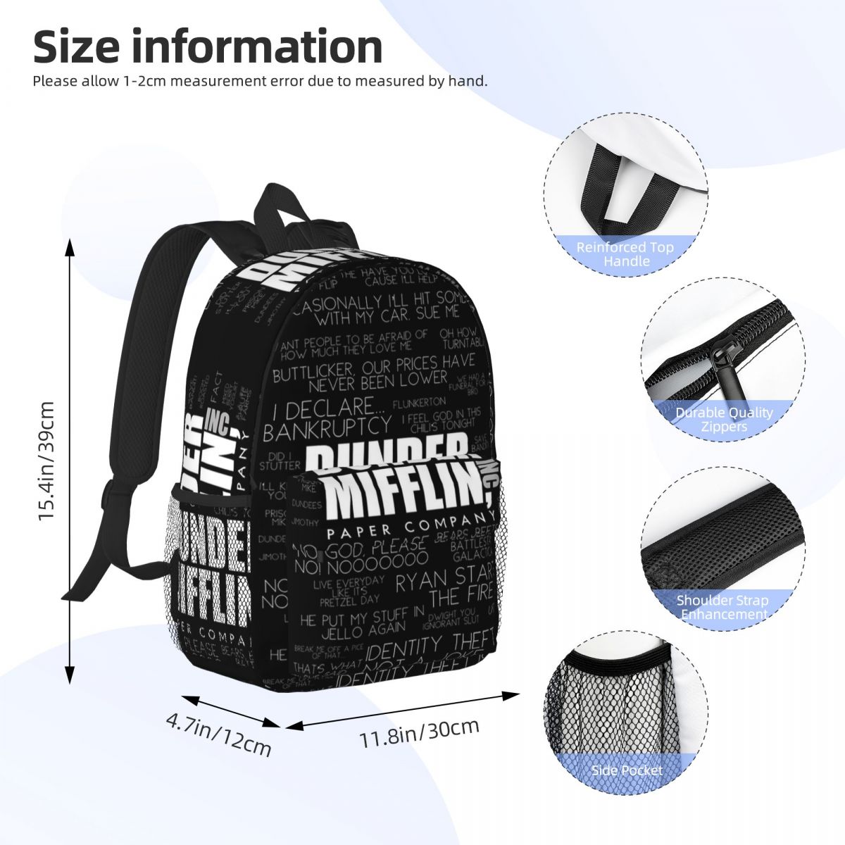 The Office Quotes Dunder Miffl - Women Bags Company recensie en prijs