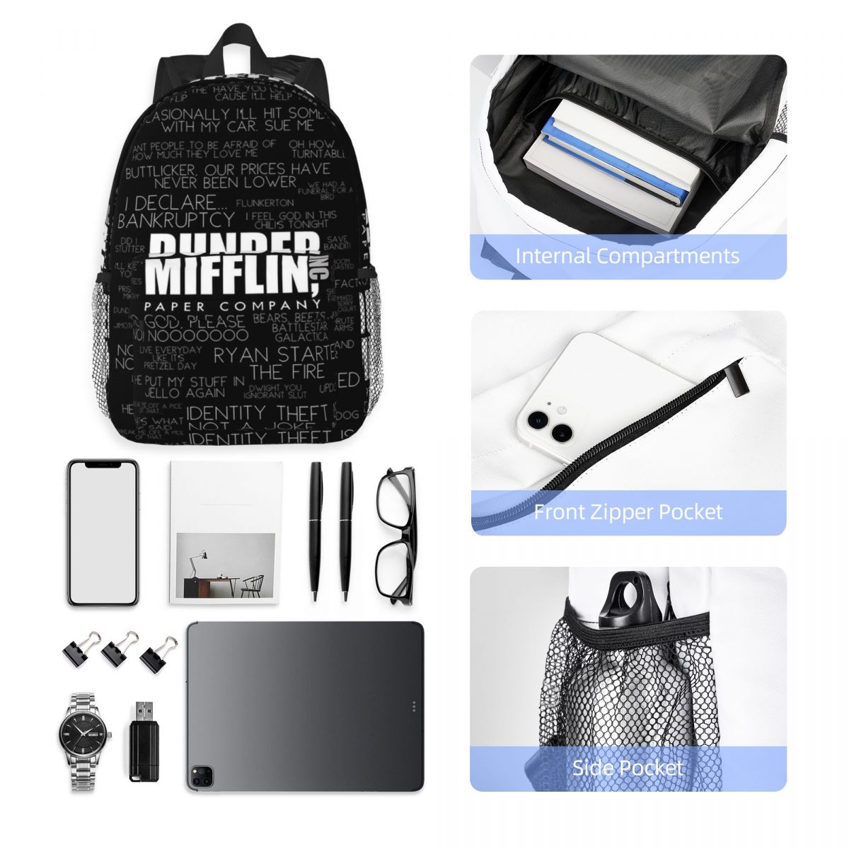 The Office Quotes Dunder Miffl - Women Bags Company recensie en prijs
