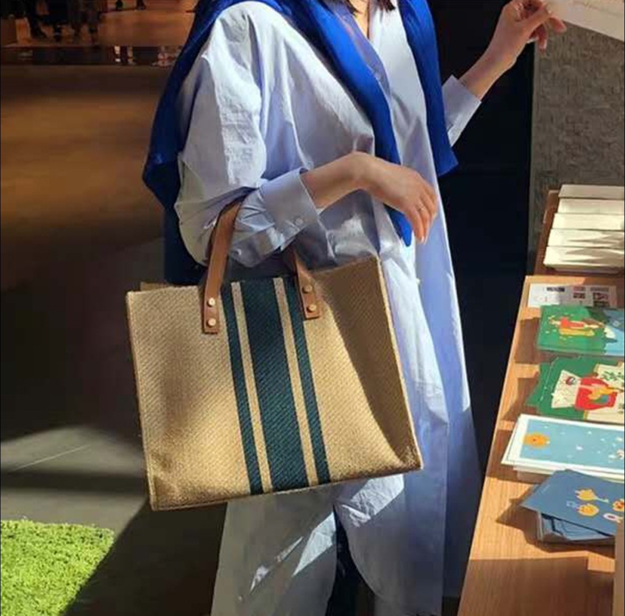 2026 Nieuwe gestreepte canvas  - Women Hand Bags For Office recensie en prijs